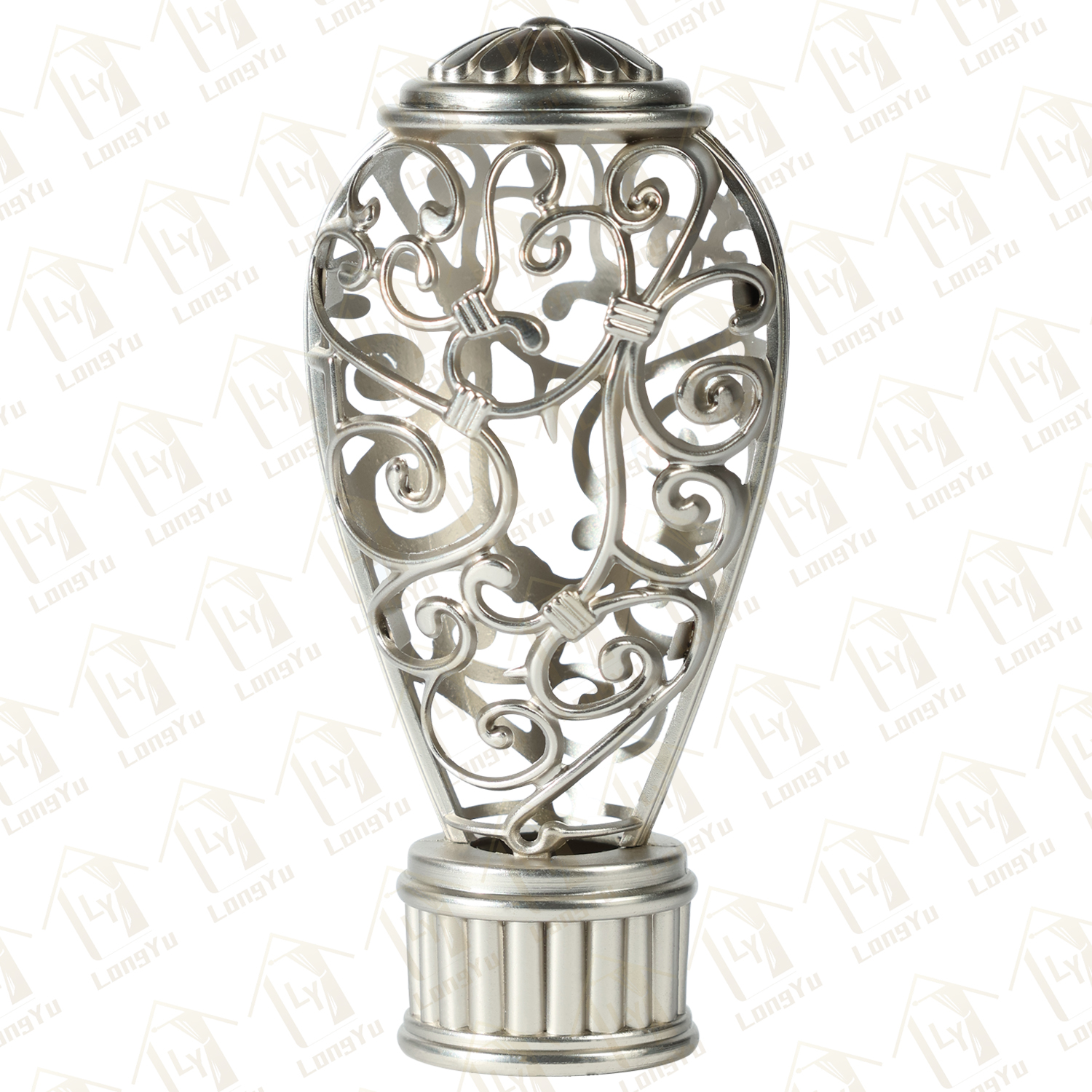 Curtain Rod And Finial Set