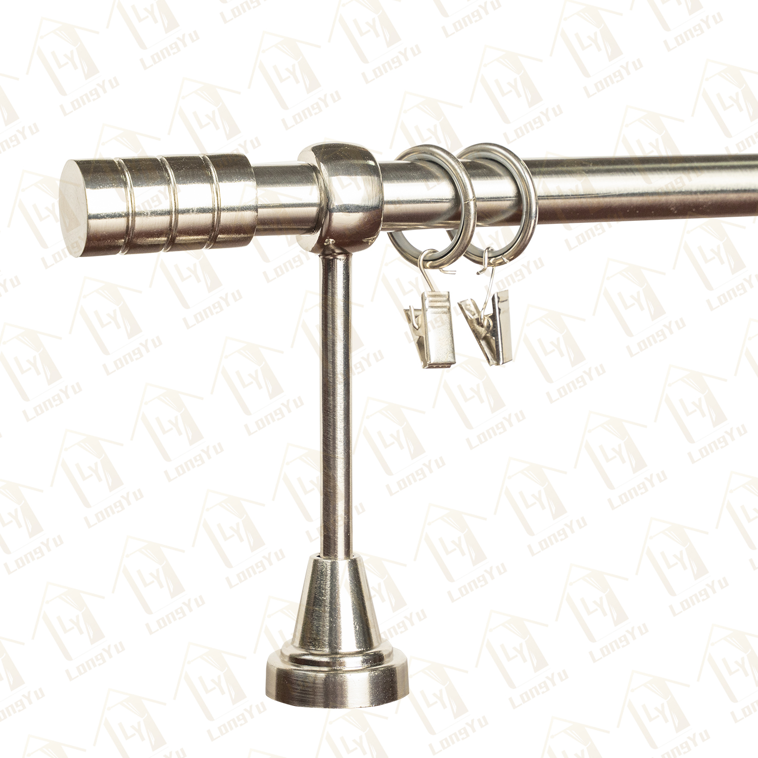 Brushed Nickel Curtain Rod Finials Brushed Nickel Curtain Rod Finials