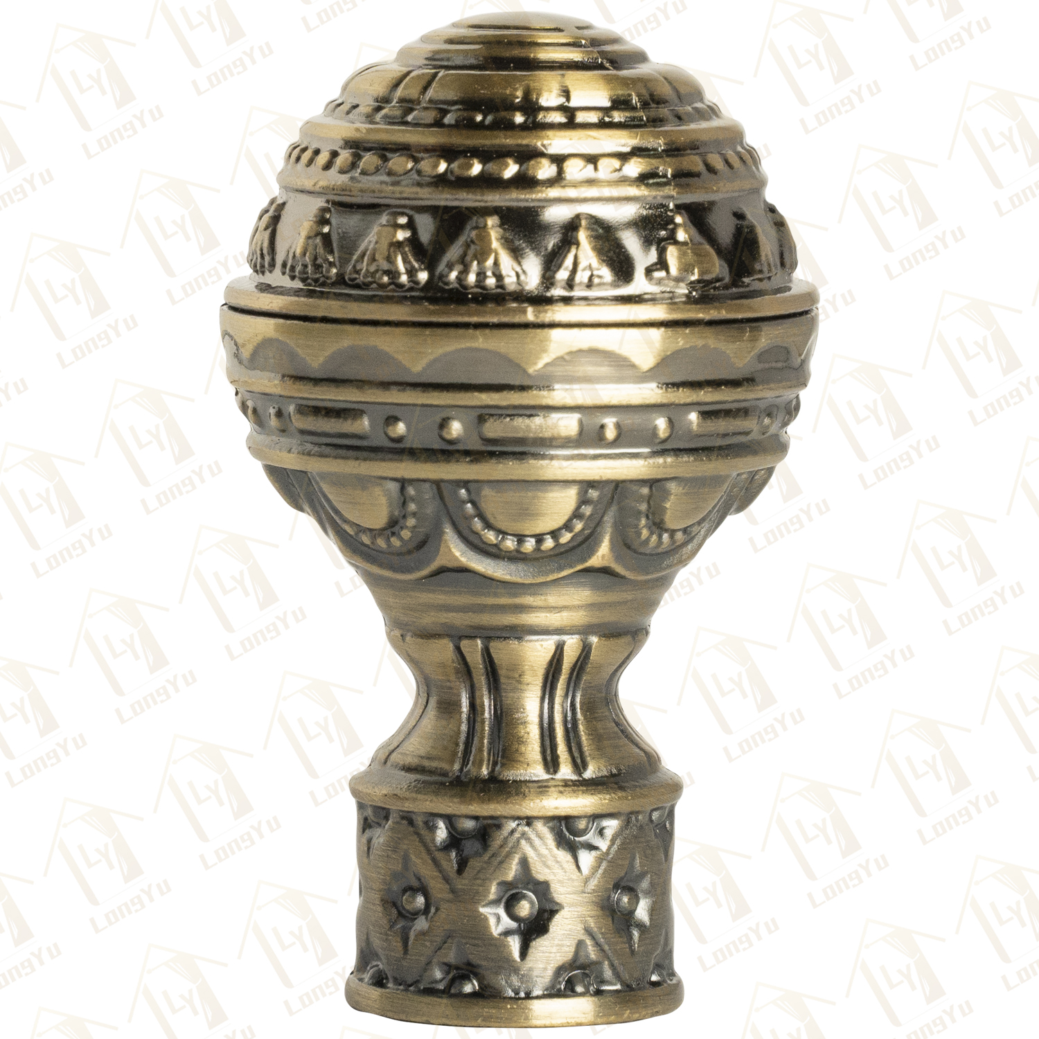 Antique Drapery Rod Finials