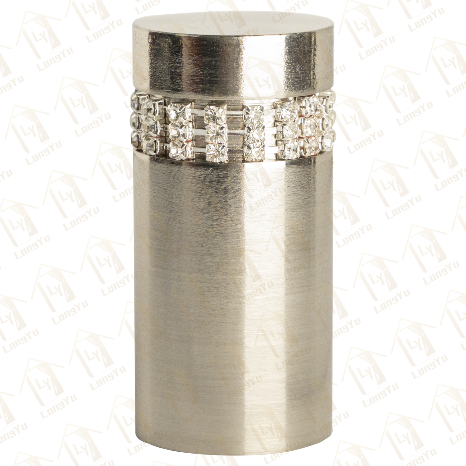 Decorative Curtain Rod Finials With Crystal Chain Decorative Curtain Rod Finials With Crystal Chain